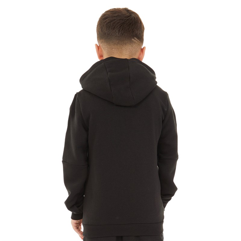 Puma Junior Boys Tape Full-Zip Hoodie Puma Black