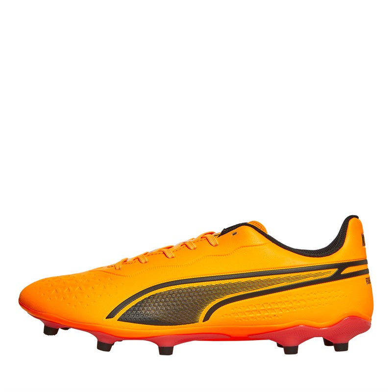 Puma Mens King Match FG/AG Firm/Artifical Ground Football Boots Sun Stream