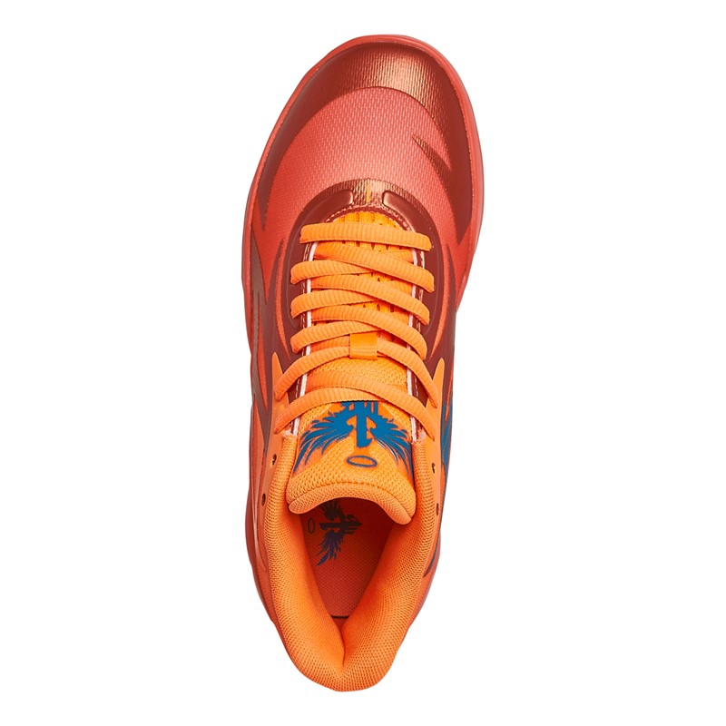 Puma Junior Boys LaMelo Ball MB.02 Supernova Basketball Shoes Coral/Orange