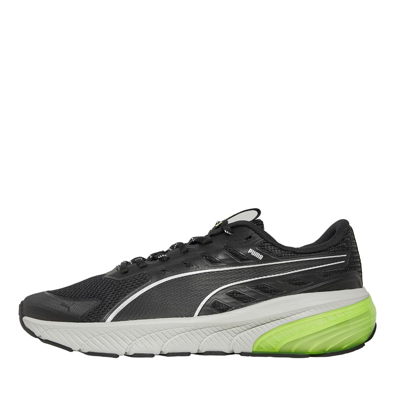 Puma Mens Cell Glare Neutral Running Shoes Black/Yellow