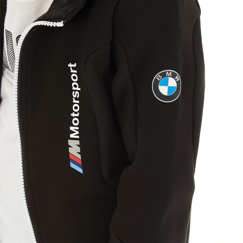 Puma Boys BMW Full Zip Hoodie Puma Black