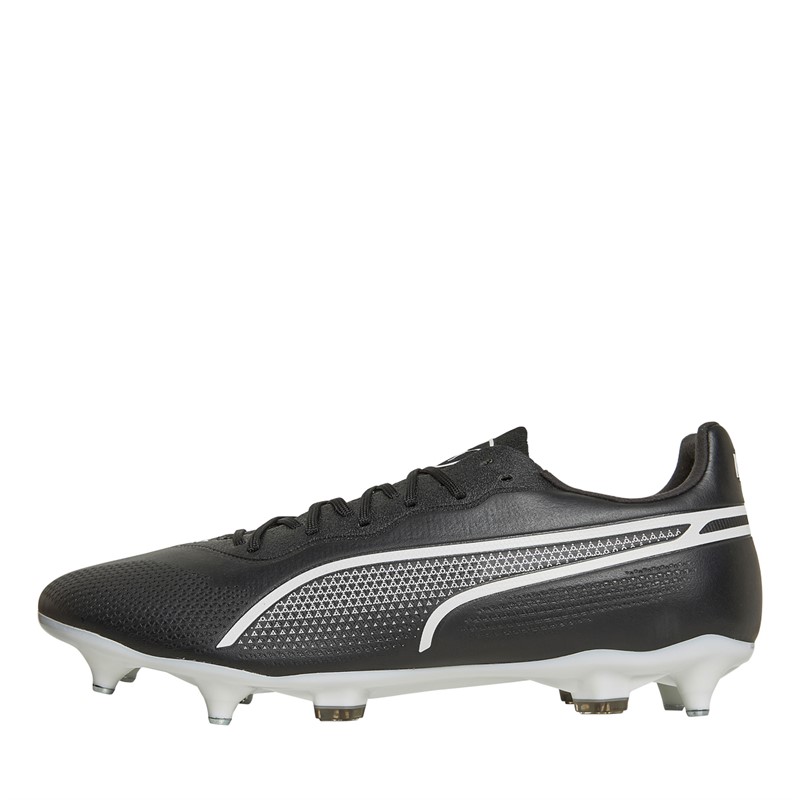 Puma Mens King Pro MXSG Mixed/Soft Ground Football Boots Black/White