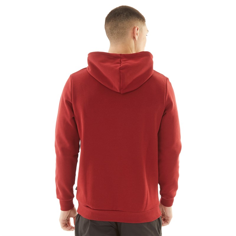 Puma Mens Essentials Big Logo Hoodie Intense Red