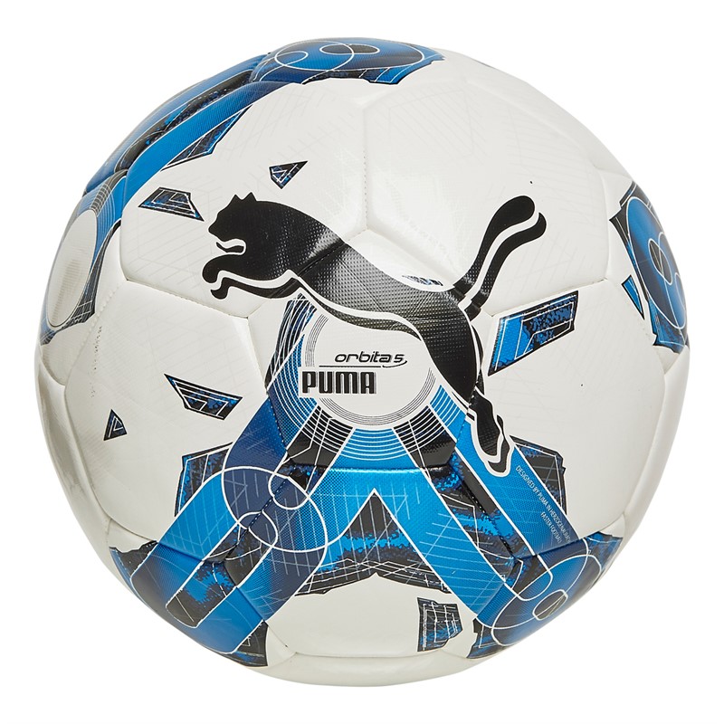 Buy Puma Orbita 5 Hybrid Training Football White Blue