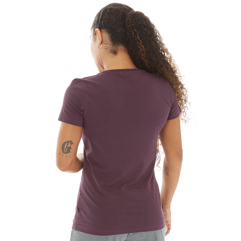 Puma Womens Better Essentials T-Shirt Darkplum