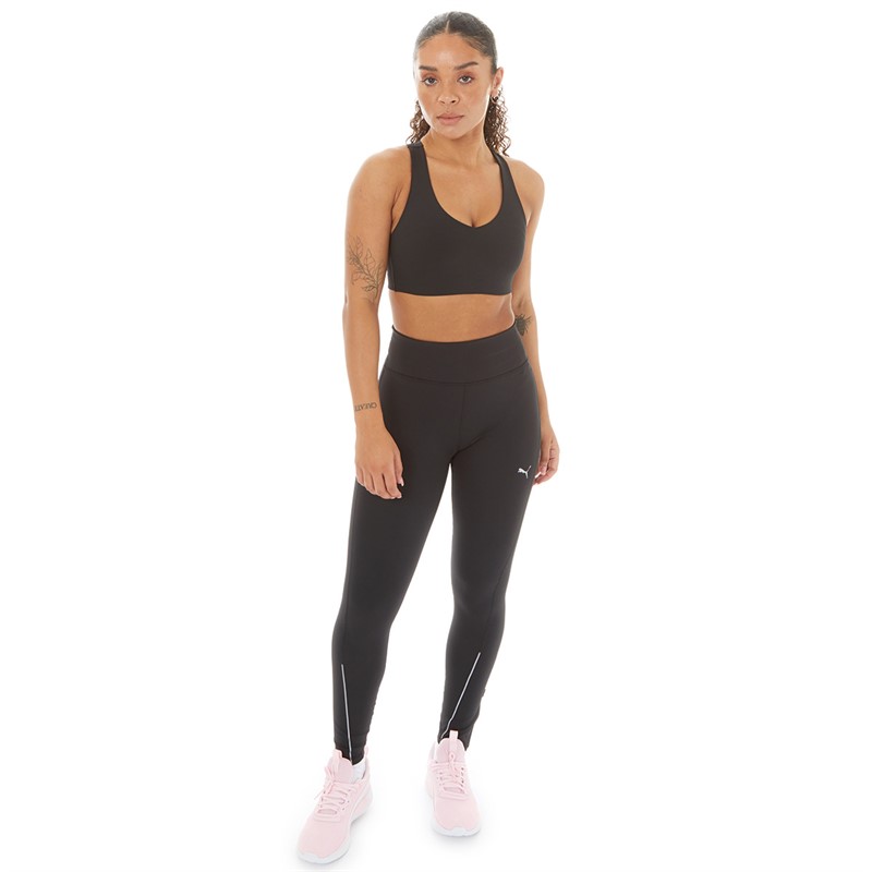 Puma Womens High Impact To The Max Running Sports Bra Black