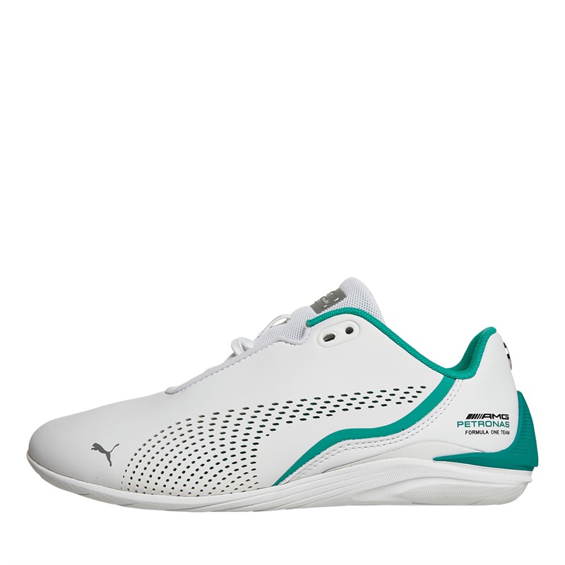 Puma Junior Boys Mercedes AMG Petronas F1 MAPF1 Drift Cat Decima Trainers Puma White