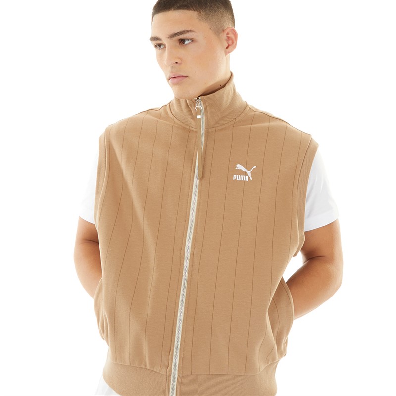 Puma Mens Luxe Sport Gilet Tigerseye