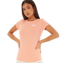 Puma Womens Essentials T-Shirt Pink