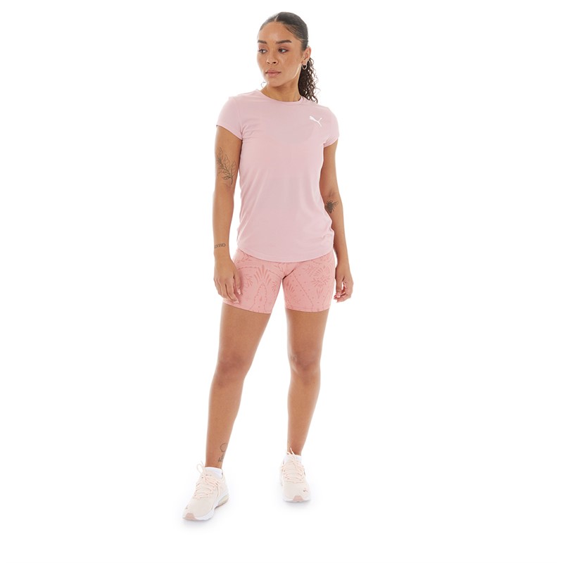 Puma Womens Active Drycell T-Shirt Bridal Rose