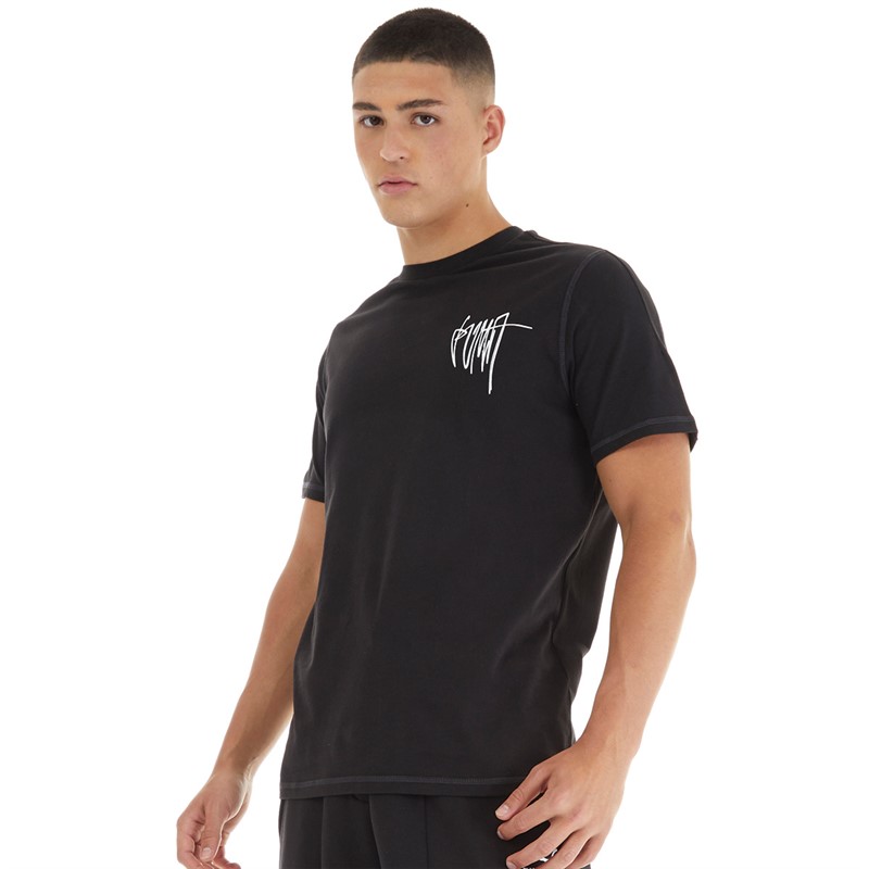 Puma Mens Classics Re:collection Graphic T-Shirt Puma Black