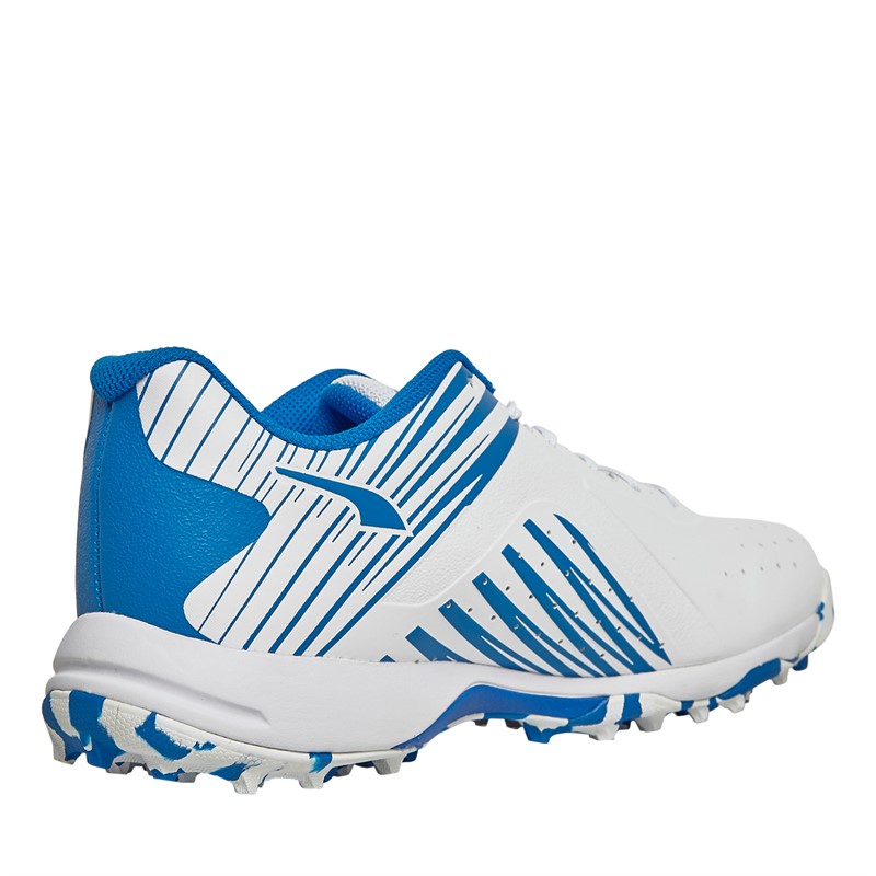 Puma 22 FH Rubber Cricket Shoes White/Blue