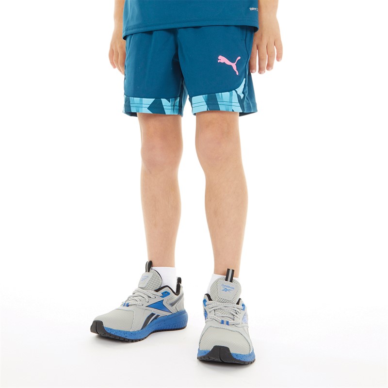 Puma Junior Boys Individual Final Shorts Ocean Tropic