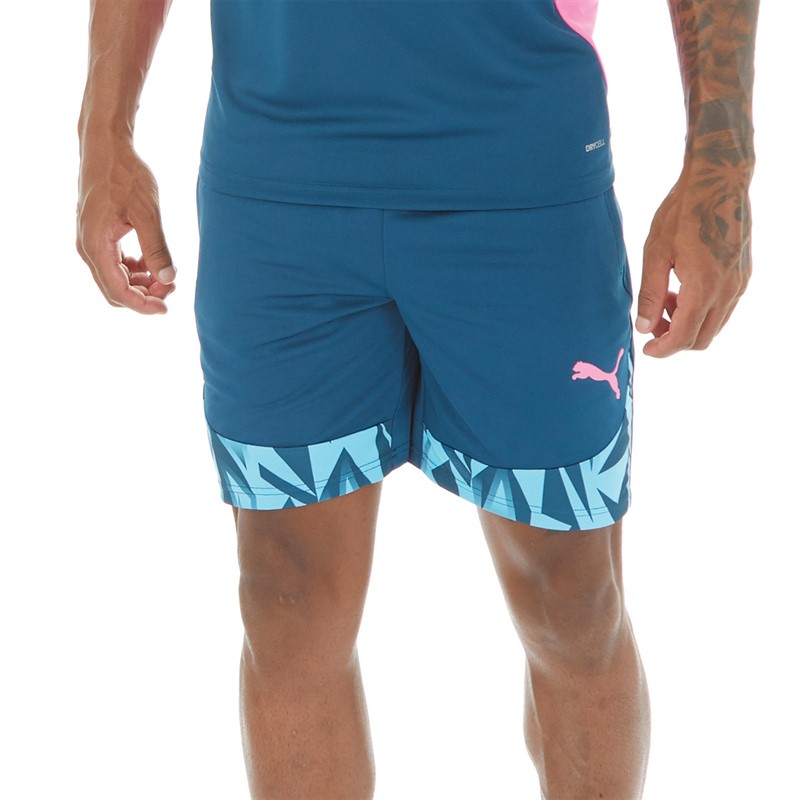 Puma Mens Individual Final Shorts Ocean Tropic