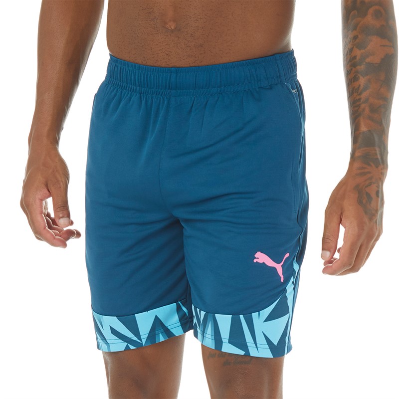 Puma Mens Individual Final Shorts Ocean Tropic