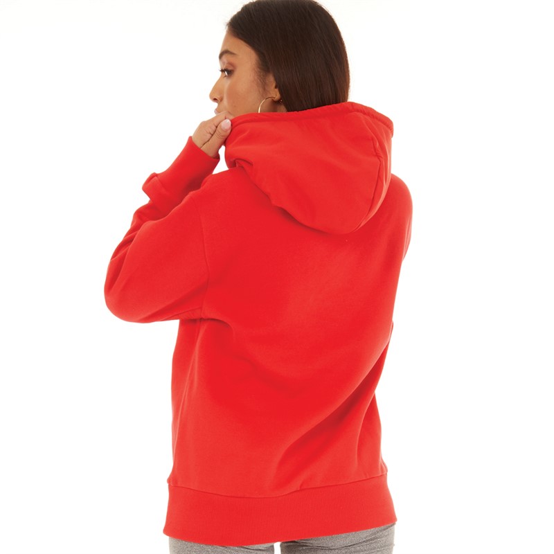 Puma Womens Mod Hoodie High Risk Red