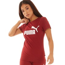 Puma Womens Essentials Big Logo T-Shirt Intensered