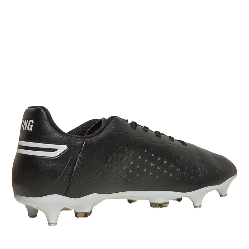 Puma Mens King Match MXSG Mixed/Soft Ground Football Boots Black/White