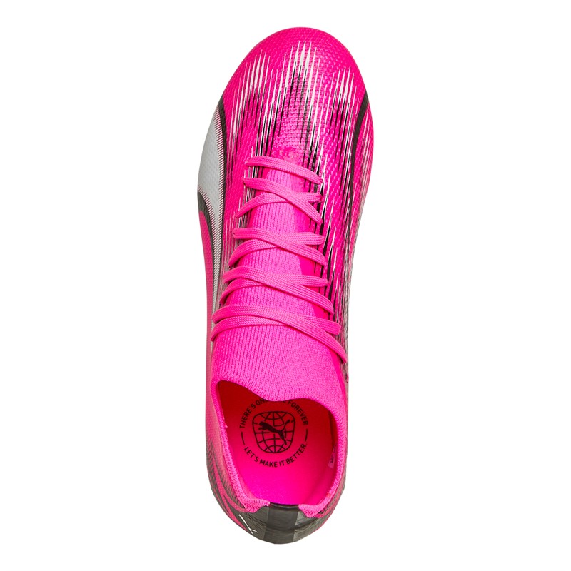 Puma Womens Ultra Match FG/AG Firm/Artificial Ground Football Boots Poison Pink