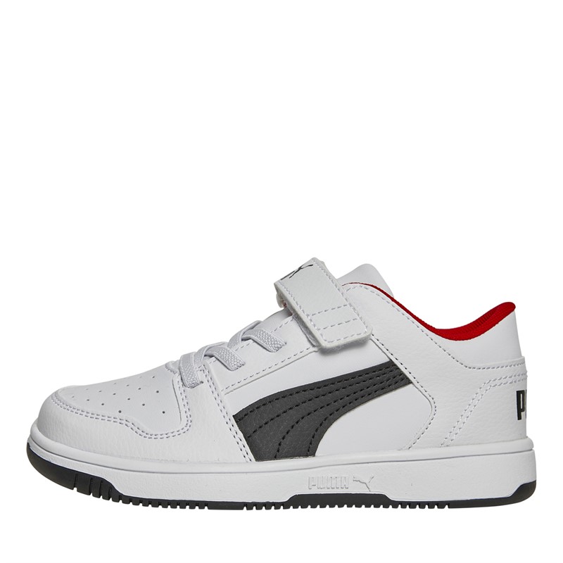 Puma Kids Rebound Layup Lo SL V Trainers White/Black