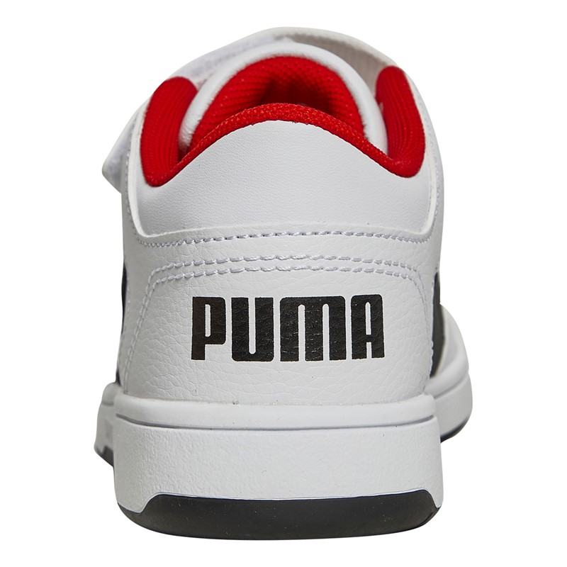 Puma Kids Rebound Layup Lo SL V Trainers White/Black