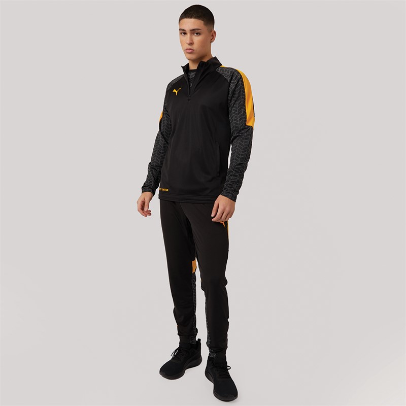 Puma Mens MCR Pack II 1/4 Zip Top Puma Black