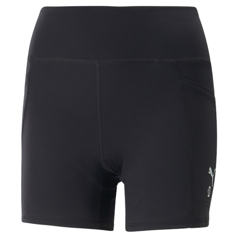 Puma Womens Puma X Modibodi Recycled Active Cycle Shorts Black/Grey