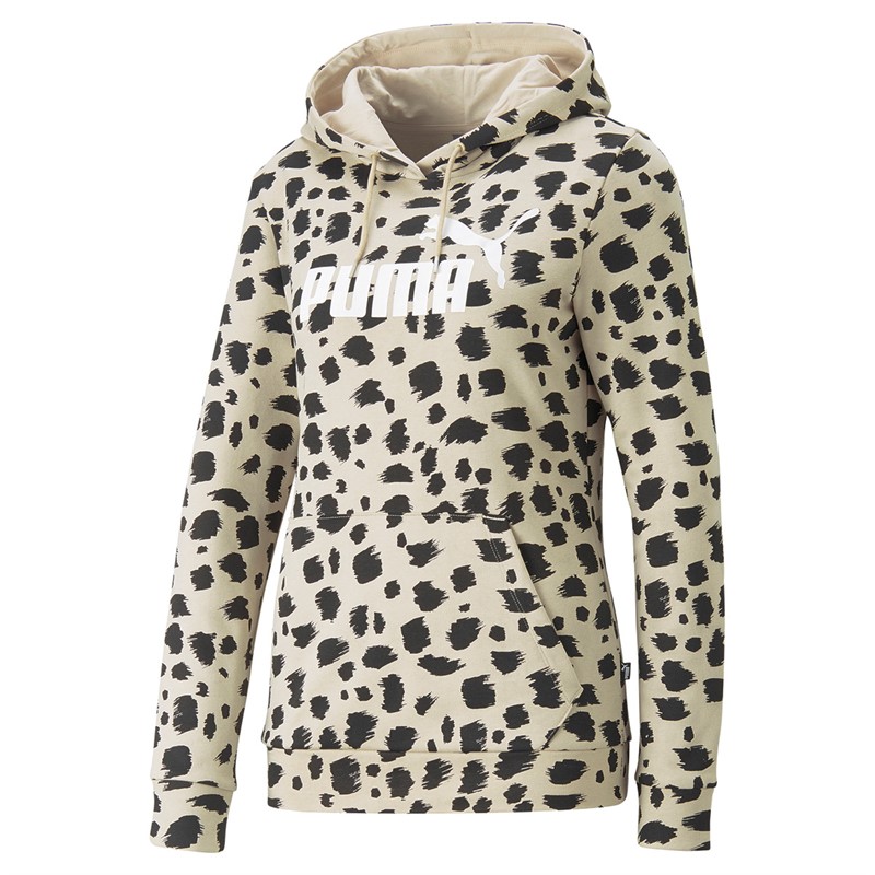 Puma oversized cheetah print hoodie on sale