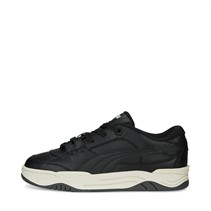 Puma Mens Puma 180 Leather Trainers Puma Black