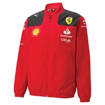 Puma Mens Scuderia Ferrari Team Full Zip Jacket Rosso Corsa