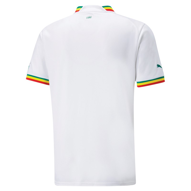 Puma Mens FSF Senegal Home Jersey White/Green