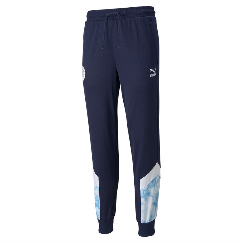 Puma Mens MCFC Manchester City Iconic Track Pants Peacoat