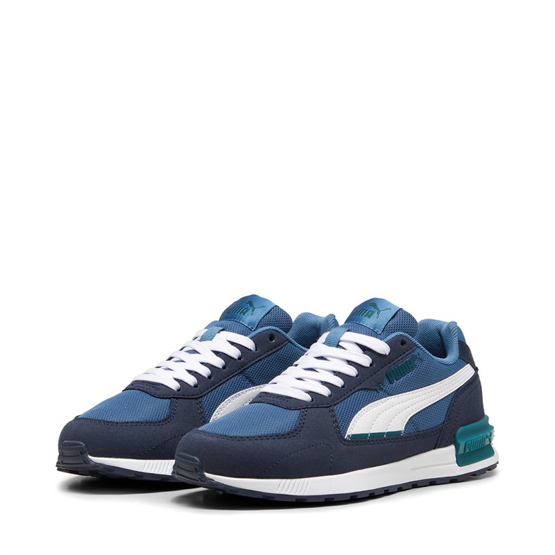 Puma Junior Graviton Trainers Blue/Navy/White