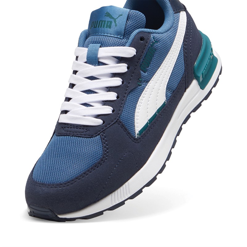 Puma Junior Graviton Trainers Blue/Navy/White