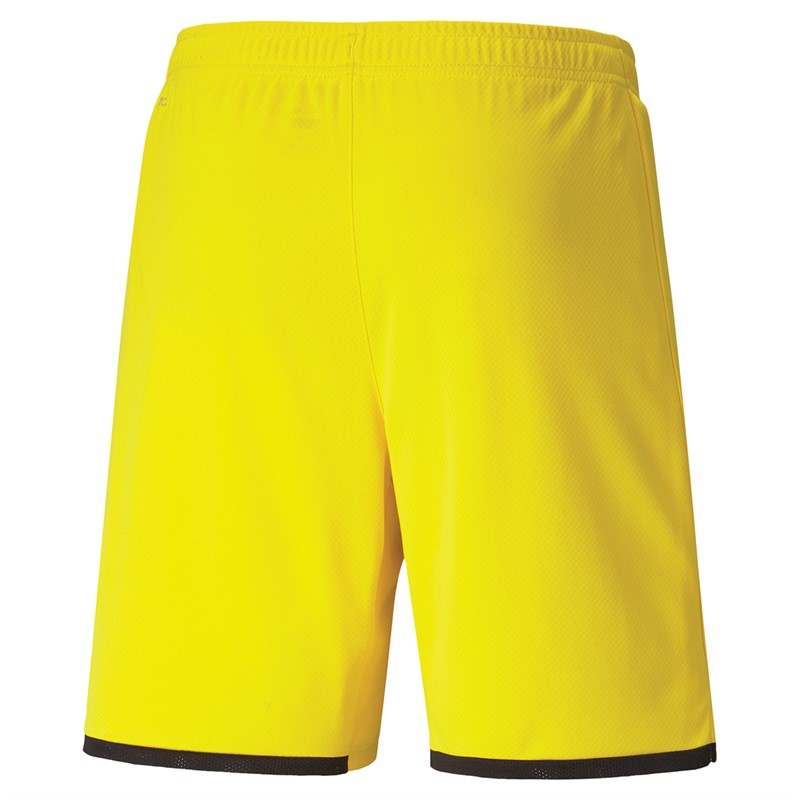 Puma Mens BVB Borussia Dortmund Home Shorts Cyber Yellow/Blue