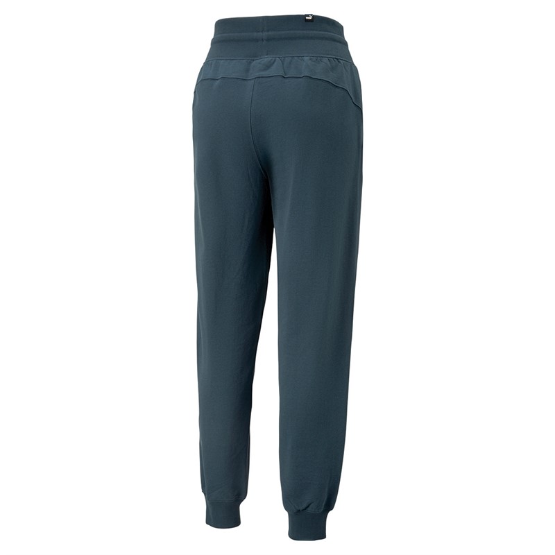 Puma Womens Her High-Waist Track Pants Dark Night