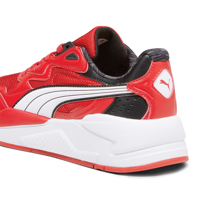 Puma Infant Boys Ferrari X-Ray Speed Trainers Black/Rosso