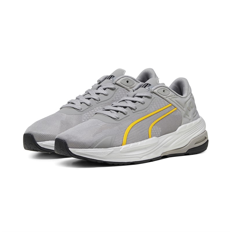 Puma Mens Extent Nitro Engineered Mesh Trainers Grey/Grey