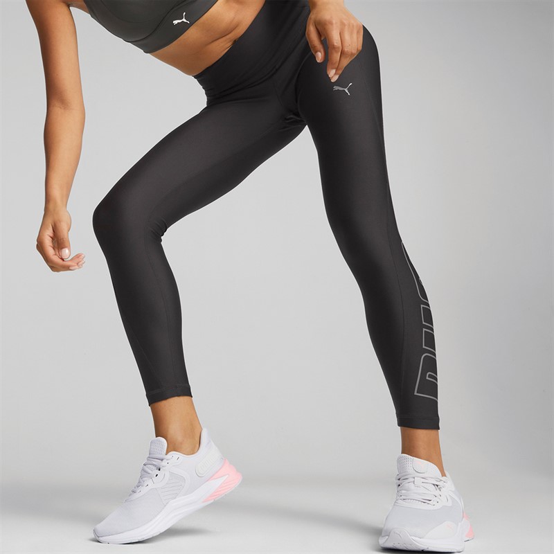 Puma Womens Fit Eversculpt High-Waisted Tight Leggings Puma Black