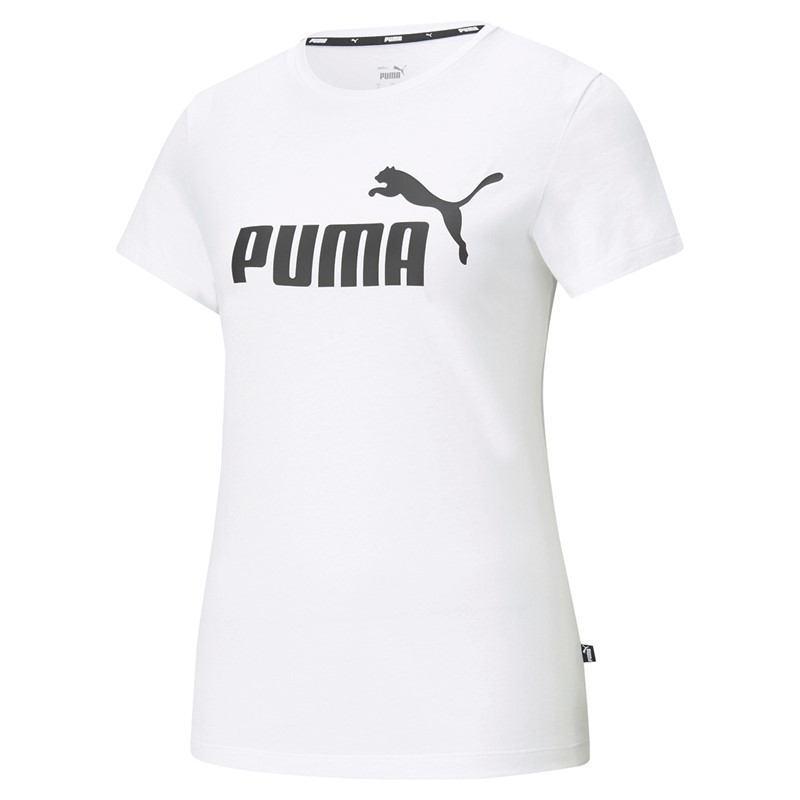 Puma Womens Essentials Logo T-Shirt Puma White