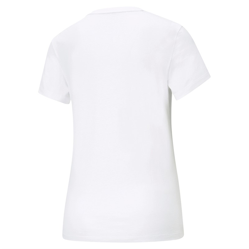 Puma Womens Essentials Logo T-Shirt Puma White