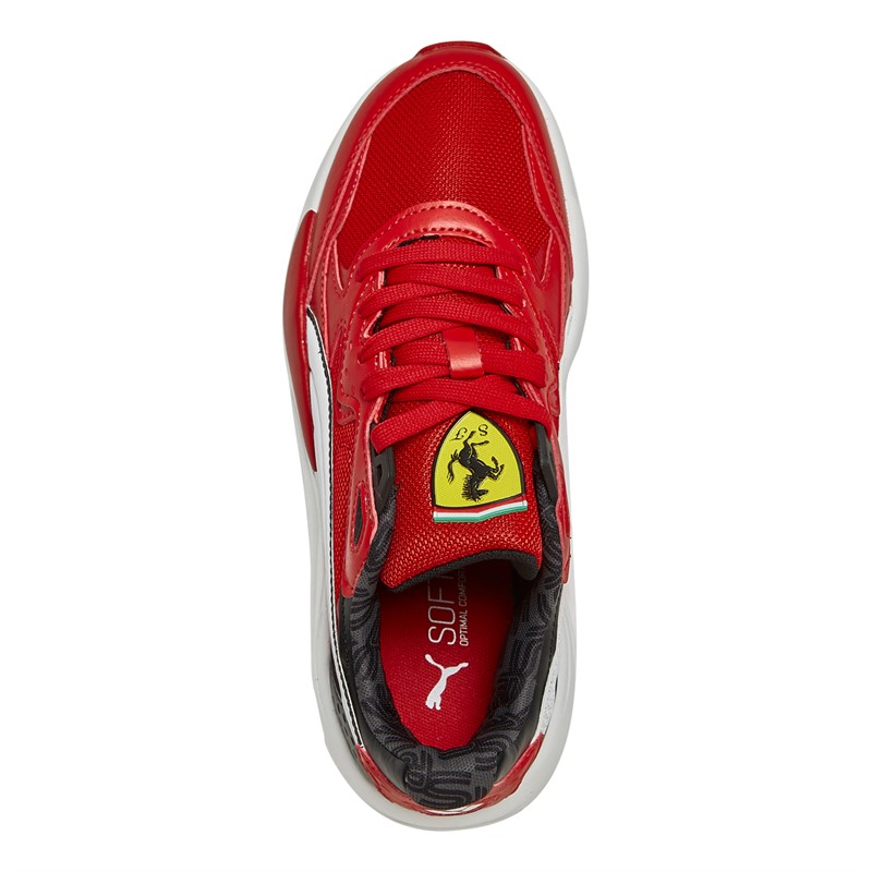 Puma Junior Boys Ferrari X-Ray Speed Trainers Rosso Corsa