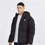 Puma Mens Hooded Down Jacket Puma Black