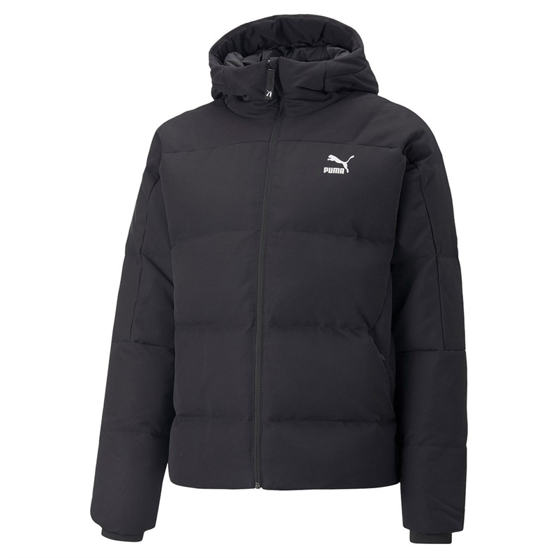 Puma packable hooded jacket in black 85162101 best sale