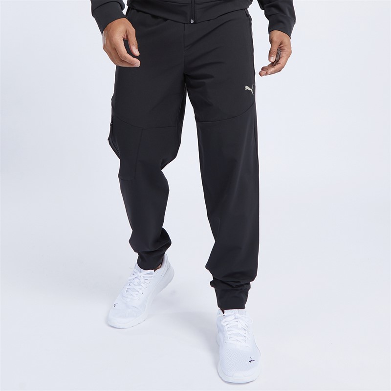 Puma Mens Pumatech Woven Track Pants Puma Black