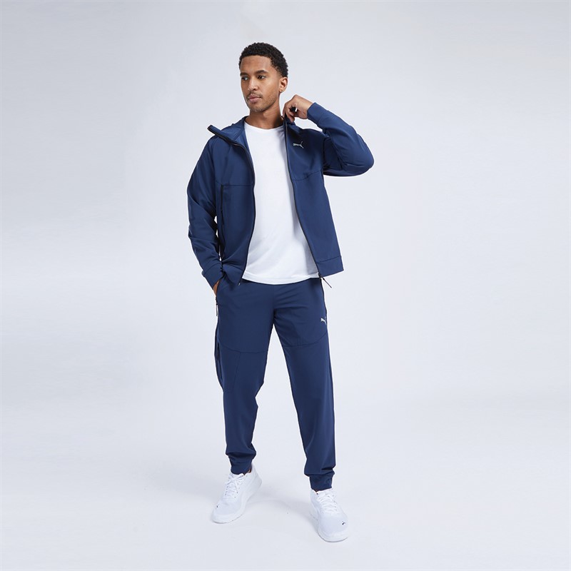 Puma Mens Pumatech Woven Track Jacket Club Navy