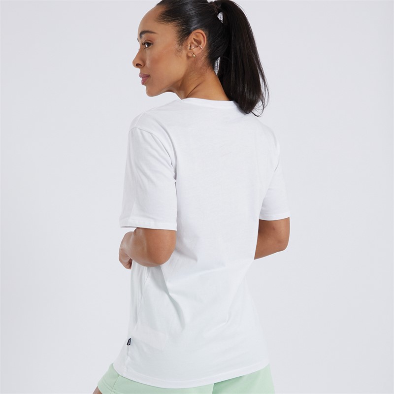 Puma Womens Essentials Puma Boyfriend T-Shirt Puma White