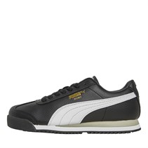 Puma Junior Roma 24 Standard Trainers Black/White