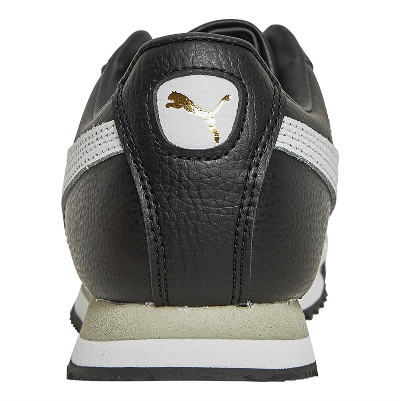 Puma Junior Roma 24 Standard Trainers Black/White