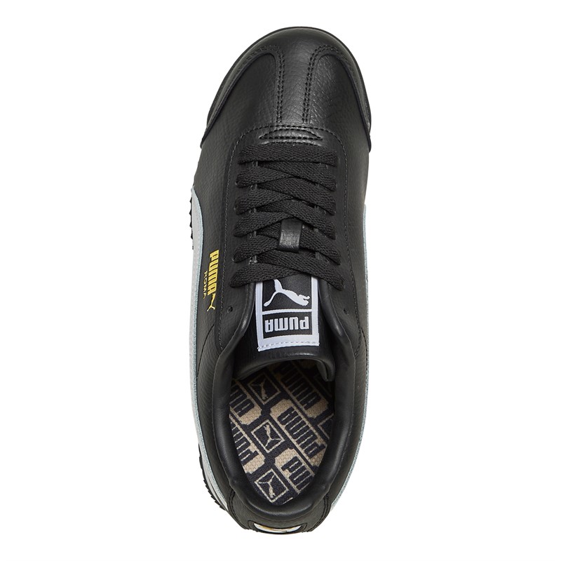 Puma Junior Roma 24 Standard Trainers Black/White